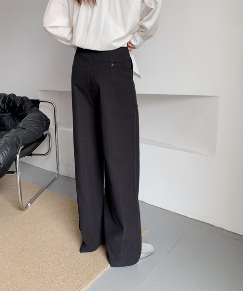 DECADE CLASSIC(ディケイド クラシック)の「ストレートリラックスパンツ(チノパンツ・レディース・ブラック/ホワイト・SMALL/MEDIUM/LARGE)」の17枚目の写真