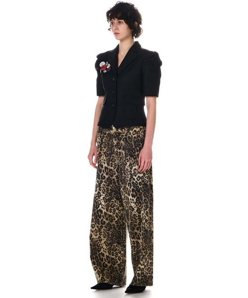 BEEDEN(ビーデン)の「LEOPARD PRINT WIDE STRAIGHT PANTS(その他パンツ・レディース・マルチ・SMALL/MEDIUM)」の11枚目の写真