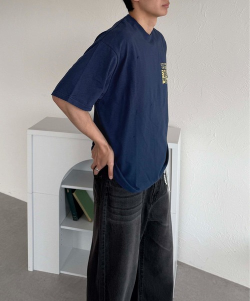 sedacle(セダクル)の「バッググラフィックT(Tシャツ/カットソー・レディース・ブラック/ネイビー/オフホワイト/ピンク・LARGE/MEDIUM/SMALL)」の20枚目の写真