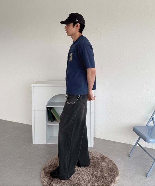 sedacle(セダクル)の「バッググラフィックT(Tシャツ/カットソー・レディース・ブラック/ネイビー/オフホワイト/ピンク・LARGE/MEDIUM/SMALL)」の22枚目の写真