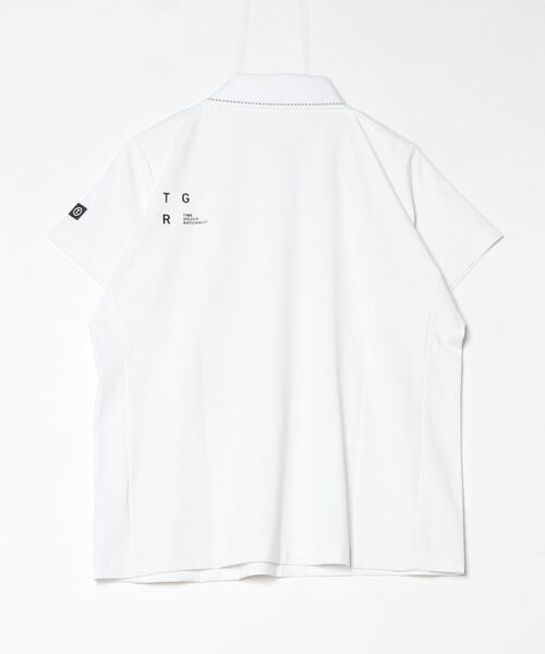 TIGORA(ティゴラ)の「ティゴラ TIGORA T.ソロテックス(R)使用ポロシャツ(ポロシャツ・レディース・ホワイト/ブラック・M/L/XL/2XL)」の3枚目の写真