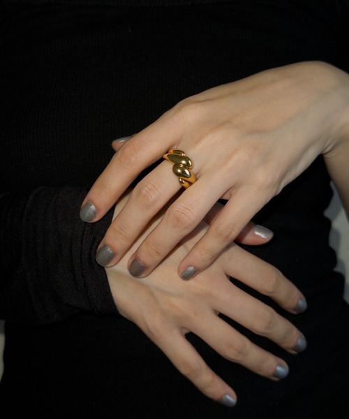 whoseA（フーシー）の「【silver925】Wave Ring/ウェーブリング（リング・レディース・ゴールド・12号）」の5枚目の写真