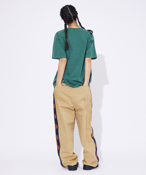 ABAHOUSE(アバハウス)の「【Revo./レボ】ワイドレッグ/タイガーテープライン/ツイルワークイージーパンツ/TH-3928(チノパンツ・メンズ・ブラック/ベージュ・M/L)」の11枚目の写真