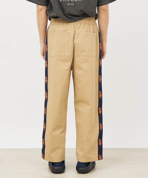 ABAHOUSE(アバハウス)の「【Revo./レボ】ワイドレッグ/タイガーテープライン/ツイルワークイージーパンツ/TH-3928(チノパンツ・メンズ・ブラック/ベージュ・M/L)」の13枚目の写真