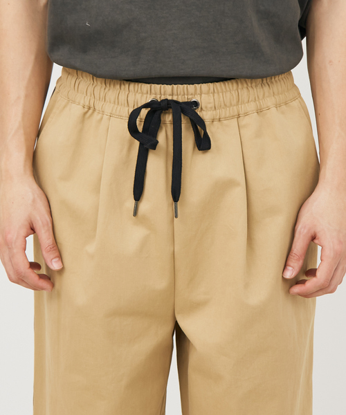 ABAHOUSE(アバハウス)の「【Revo./レボ】ワイドレッグ/タイガーテープライン/ツイルワークイージーパンツ/TH-3928(チノパンツ・メンズ・ブラック/ベージュ・M/L)」の16枚目の写真