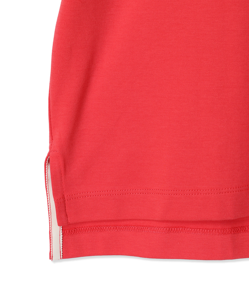 Petit Honfleur(プチオンフルール)の「2025年春夏【接触冷感・UVカット】オーガニックコットンフレンチスリーブロゴTシャツ(Tシャツ/カットソー・レディース・グリーン/レッド/ホワイト・M/L)」の8枚目の写真