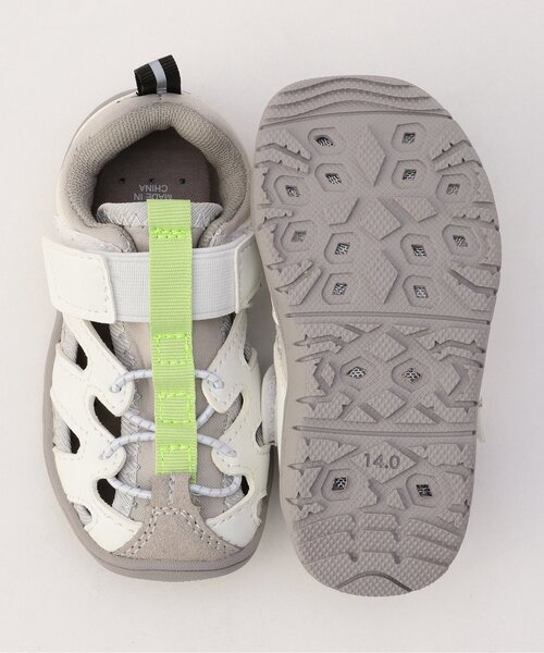 BREEZE（ブリーズ）の「シティ水抜きサンダル_水陸両用（サンダル・キッズ・ブラック/ホワイト・17/19/14/16/15 /20/18/13）」の18枚目の写真