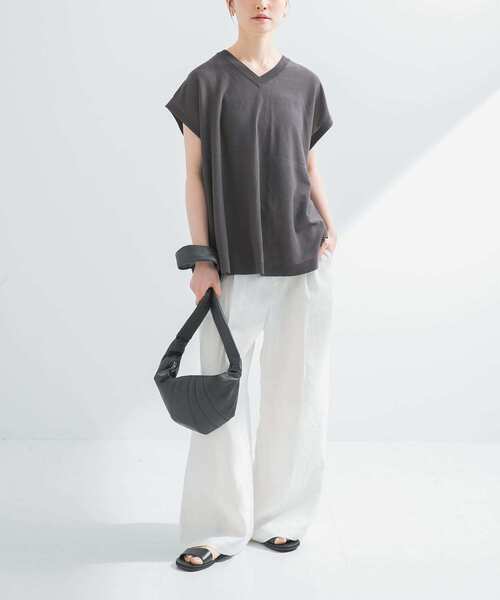 セール】『3サイズ展開』new basic リネンイージーワイド