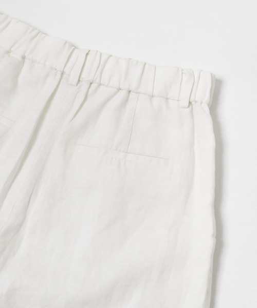 URBAN RESEARCH（アーバンリサーチ）の「『3サイズ展開』new basic　リネンイージーワイドスラックス（その他パンツ・レディース・オフホワイト/ライトベージュ/ブラック・36/38/40）」の16枚目の写真