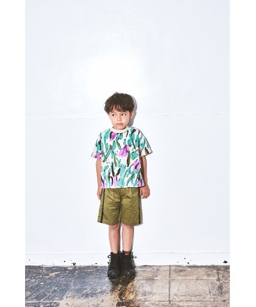 maarook（マルーク）の「ボタニカルＰＴ天竺Ｔシャツ（Tシャツ/カットソー・キッズ・グリーン・130cm/120cm/100cm/110cm/90cm/80ｃｍ）」の8枚目の写真