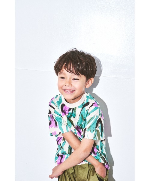 maarook（マルーク）の「ボタニカルＰＴ天竺Ｔシャツ（Tシャツ/カットソー・キッズ・グリーン・130cm/120cm/100cm/110cm/90cm/80ｃｍ）」の9枚目の写真