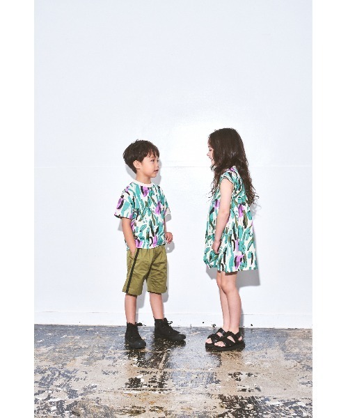 maarook（マルーク）の「ボタニカルＰＴ天竺Ｔシャツ（Tシャツ/カットソー・キッズ・グリーン・130cm/120cm/100cm/110cm/90cm/80ｃｍ）」の10枚目の写真