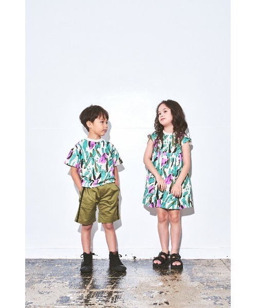 maarook（マルーク）の「ボタニカルＰＴ天竺Ｔシャツ（Tシャツ/カットソー・キッズ・グリーン・130cm/120cm/100cm/110cm/90cm/80ｃｍ）」の11枚目の写真