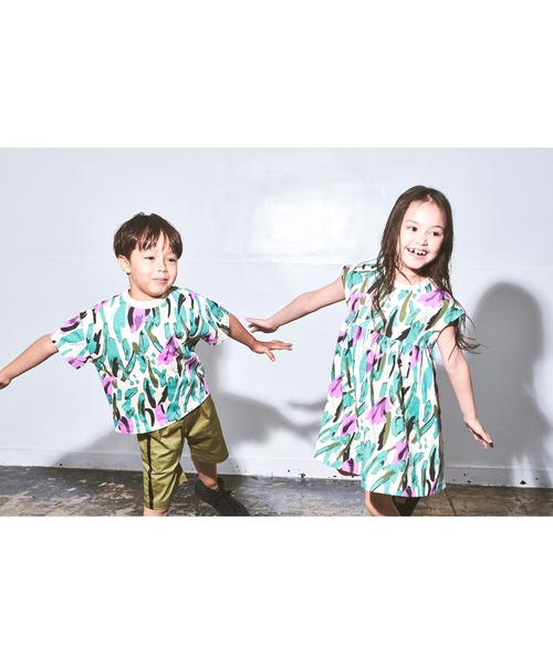 maarook（マルーク）の「ボタニカルＰＴ天竺Ｔシャツ（Tシャツ/カットソー・キッズ・グリーン・130cm/120cm/100cm/110cm/90cm/80ｃｍ）」の16枚目の写真