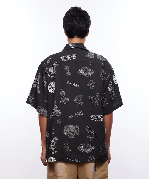 Liberaiders(リベレイダース)の「Liberaiders/リベレイダース RAYON ALOHA SHIRT(シャツ/ブラウス・メンズ・ブラック・XL/L/M)」の5枚目の写真