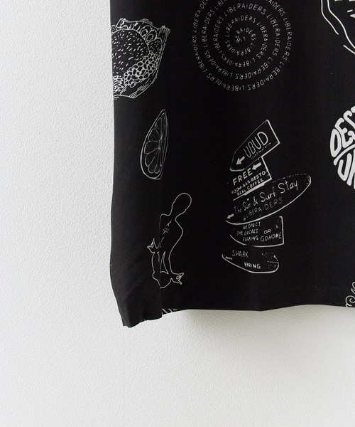 Liberaiders(リベレイダース)の「Liberaiders/リベレイダース RAYON ALOHA SHIRT(シャツ/ブラウス・メンズ・ブラック・XL/L/M)」の2枚目の写真