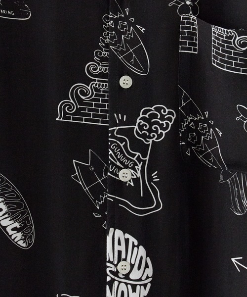 Liberaiders(リベレイダース)の「Liberaiders/リベレイダース RAYON ALOHA SHIRT(シャツ/ブラウス・メンズ・ブラック・XL/L/M)」の10枚目の写真