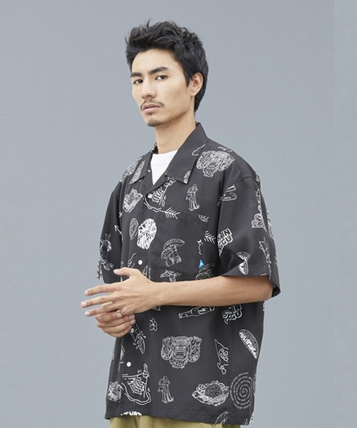 Liberaiders(リベレイダース)の「Liberaiders/リベレイダース RAYON ALOHA SHIRT(シャツ/ブラウス・メンズ・ブラック・XL/L/M)」の15枚目の写真