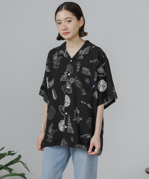 Liberaiders(リベレイダース)の「Liberaiders/リベレイダース RAYON ALOHA SHIRT(シャツ/ブラウス・メンズ・ブラック・XL/L/M)」の19枚目の写真