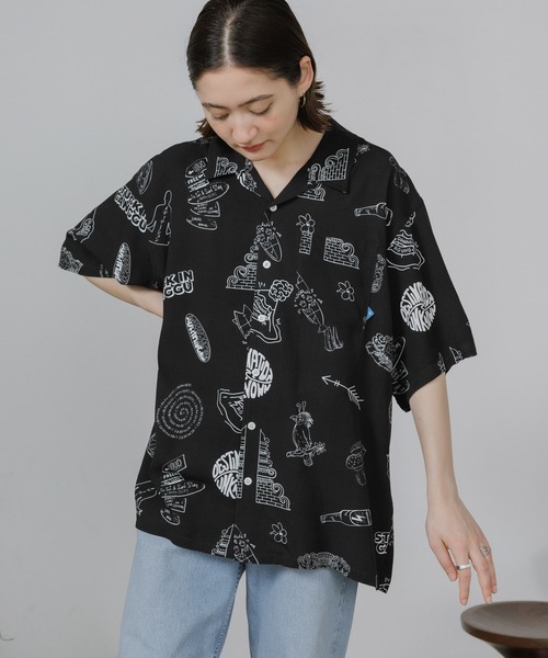 Liberaiders(リベレイダース)の「Liberaiders/リベレイダース RAYON ALOHA SHIRT(シャツ/ブラウス・メンズ・ブラック・XL/L/M)」の18枚目の写真