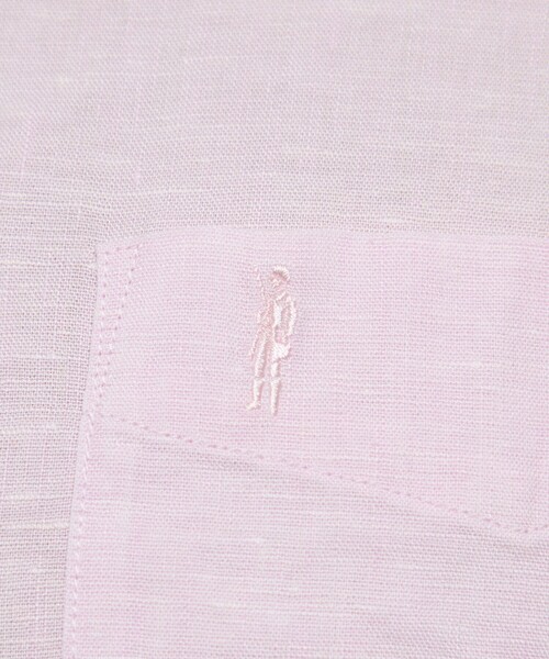 MACKINTOSH LONDON（マッキントッシュ ロンドン）の「【LEON掲載】ストレッチリネンワイドカラーシャツ（シャツ/ブラウス・メンズ・パープル系その他2/ピンク系その他2/ブルー系その他2/ネイビー/オフホワイト・XL/L/M）」の15枚目の写真