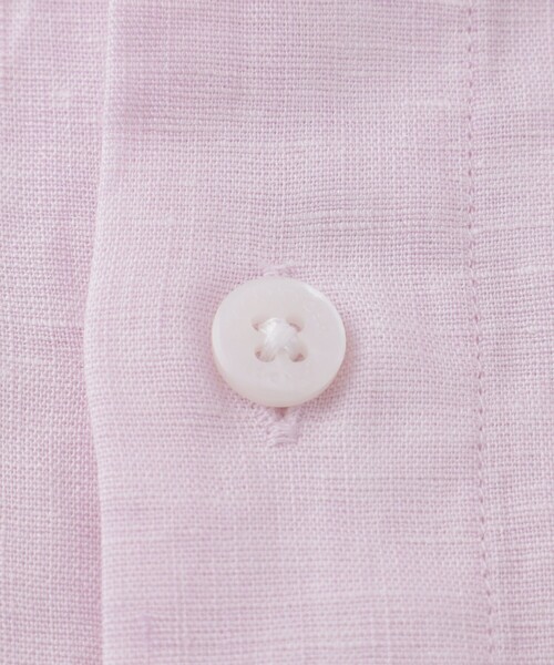 MACKINTOSH LONDON（マッキントッシュ ロンドン）の「【LEON掲載】ストレッチリネンワイドカラーシャツ（シャツ/ブラウス・メンズ・パープル系その他2/ピンク系その他2/ブルー系その他2/ネイビー/オフホワイト・XL/L/M）」の14枚目の写真