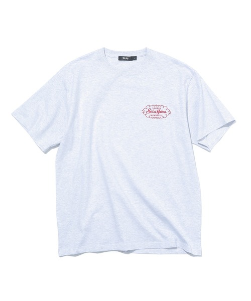 SILAS（サイラス）の「CAPITAL LETTER S/S TEE（Tシャツ/カットソー・メンズ・ホワイト/レッド/ブラック/アッシュ・M/L/XL）」の17枚目の写真