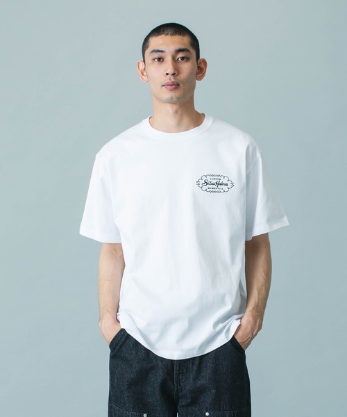 SILAS（サイラス）の「CAPITAL LETTER S/S TEE（Tシャツ/カットソー・メンズ・ホワイト/レッド/ブラック/アッシュ・M/L/XL）」の20枚目の写真