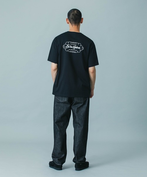 SILAS（サイラス）の「CAPITAL LETTER S/S TEE（Tシャツ/カットソー・メンズ・ホワイト/レッド/ブラック/アッシュ・M/L/XL）」の6枚目の写真