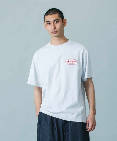 SILAS（サイラス）の「CAPITAL LETTER S/S TEE（Tシャツ/カットソー・メンズ・ホワイト/レッド/ブラック/アッシュ・M/L/XL）」の7枚目の写真