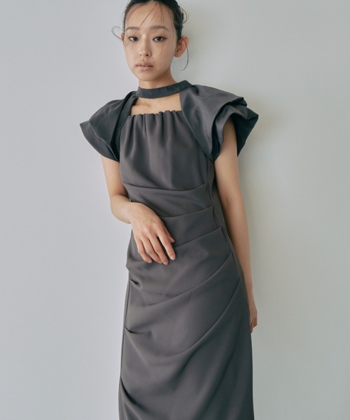 drape dress / ドレープドレス（ドレス）｜ANDRESD