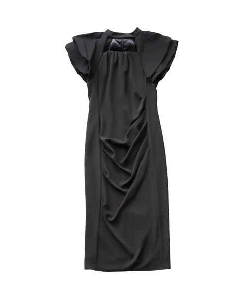 スーツ・フォーマル・ドレス ANDRESD drape dress BLACK drape dress / ドレープドレス（ドレス）｜ANDRESD