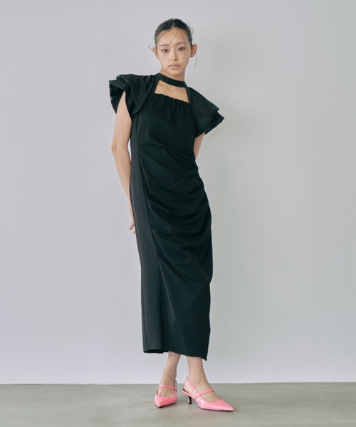 drape dress / ドレープドレス（ドレス）｜ANDRESD