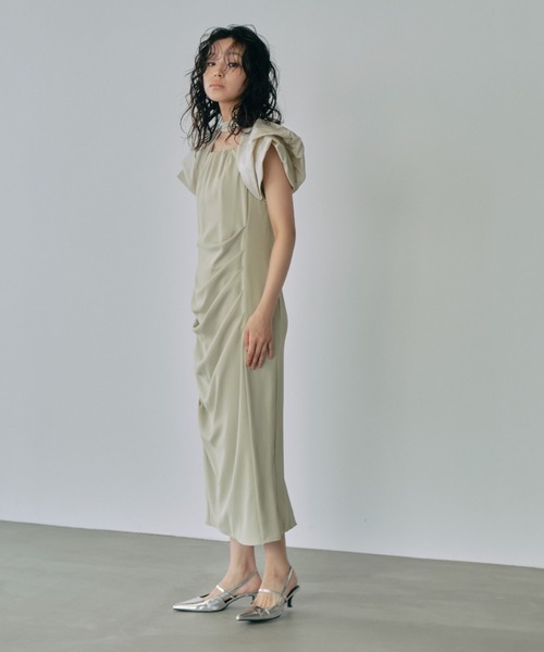 スーツ・フォーマル・ドレス ANDRESD drape dress BLACK ANDRESD drape dress | DRESS,DRESS | ROOM903 online