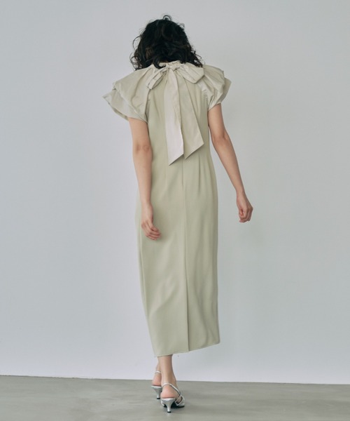 ANDRESD/アンドレスド drape velour dress drape velour dress | ANDRESD