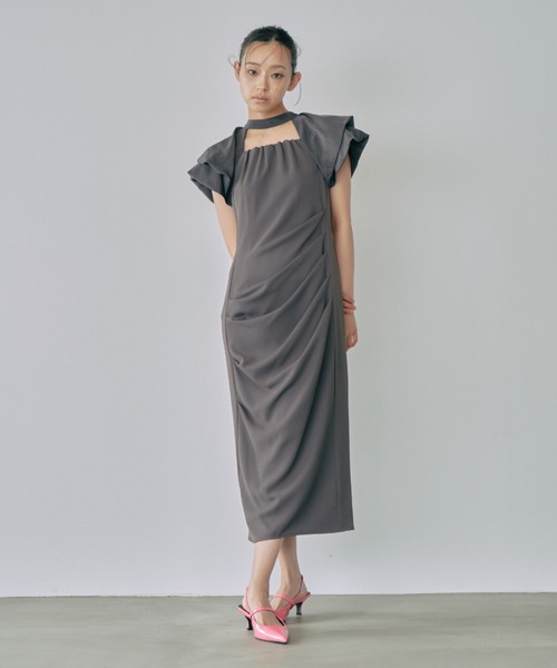drape dress / ドレープドレス（ドレス）｜ANDRESD