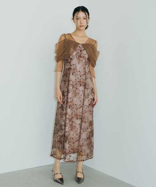 【新品】 ANDRESD spangle dress スパンコールドレス ANDRESD ドレス kirakira spangle dress キラキラスパンコール