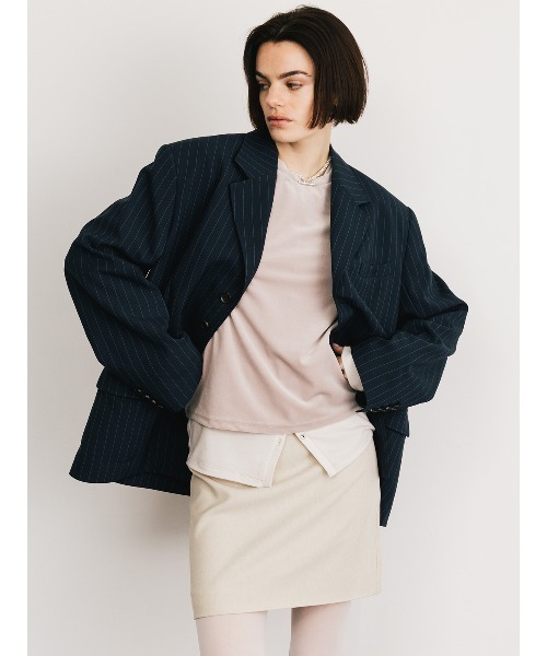 CREDONA(クレドナ)の「SHEER SKIRT SET/シアースカートセット(スカート・レディース・ホワイト/ブルー・FREE)」の11枚目の写真