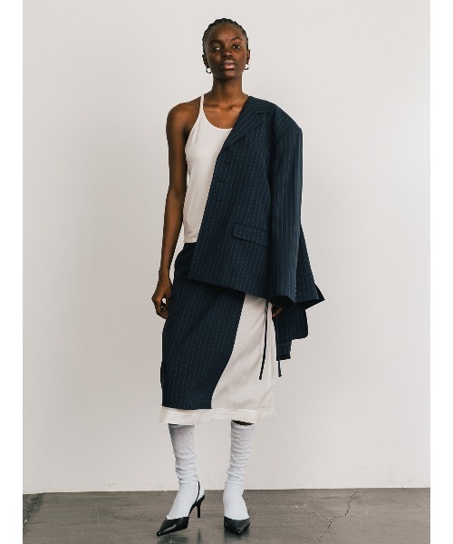 CREDONA(クレドナ)の「SHEER SKIRT SET/シアースカートセット(スカート・レディース・ホワイト/ブルー・FREE)」の18枚目の写真