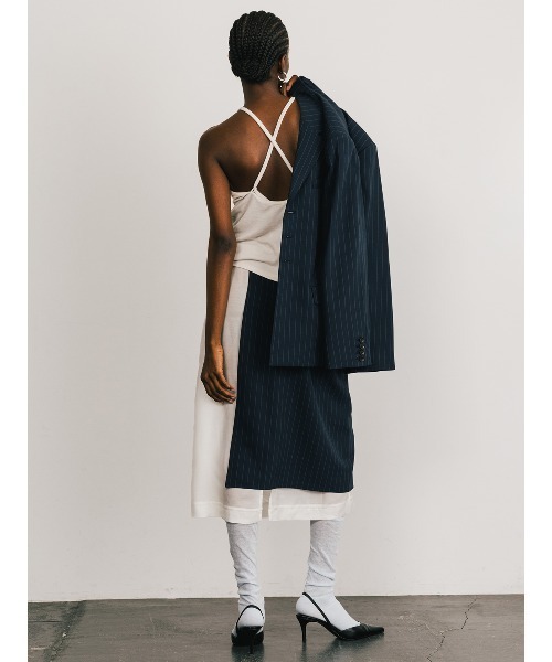 CREDONA(クレドナ)の「SHEER SKIRT SET/シアースカートセット(スカート・レディース・ホワイト/ブルー・FREE)」の14枚目の写真