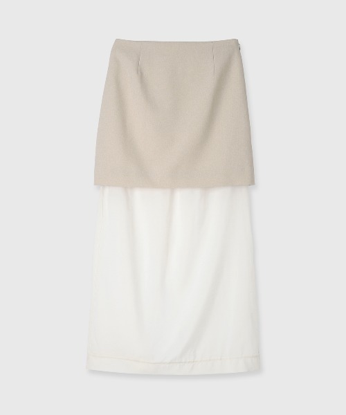 CREDONA(クレドナ)の「SHEER SKIRT SET/シアースカートセット(スカート・レディース・ホワイト/ブルー・FREE)」の9枚目の写真