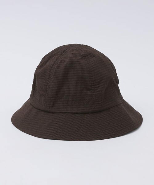SHIPS(シップス)の「【SHIPS別注】halo commodity: SEERSUCKER HAT(キャップ・メンズ・グレー/ブラック/ブラウン・ONE SIZE)」の3枚目の写真