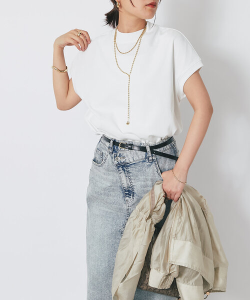 un dix cors（アンディコール）の「【ROKOTA(ロコタ)】プレーン張り合わせベルト（ベルト・レディース・キャメル/ブラック・FREE）」の5枚目の写真