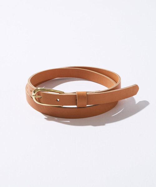 un dix cors（アンディコール）の「【ROKOTA(ロコタ)】プレーン張り合わせベルト（ベルト・レディース・キャメル/ブラック・FREE）」の3枚目の写真