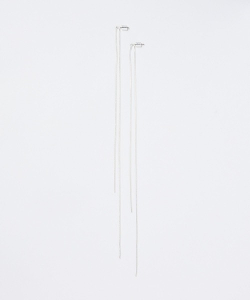 BABYLONE（バビロン）の「ロング2WAYピアス（ピアス（両耳用）・レディース・ブラウン系その他/シルバーグレー・FREE）」の4枚目の写真