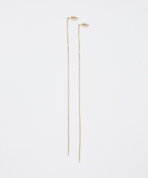 BABYLONE（バビロン）の「ロング2WAYピアス（ピアス（両耳用）・レディース・ブラウン系その他/シルバーグレー・FREE）」の10枚目の写真
