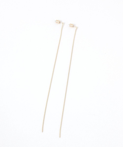BABYLONE（バビロン）の「ロング2WAYピアス（ピアス（両耳用）・レディース・ブラウン系その他/シルバーグレー・FREE）」の8枚目の写真