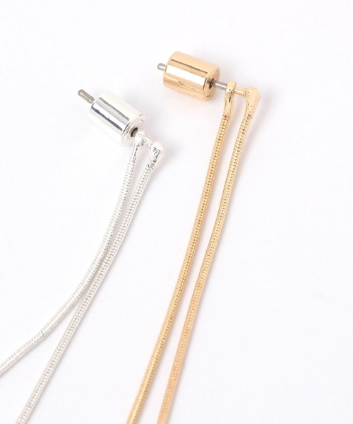 BABYLONE（バビロン）の「ロング2WAYピアス（ピアス（両耳用）・レディース・ブラウン系その他/シルバーグレー・FREE）」の5枚目の写真