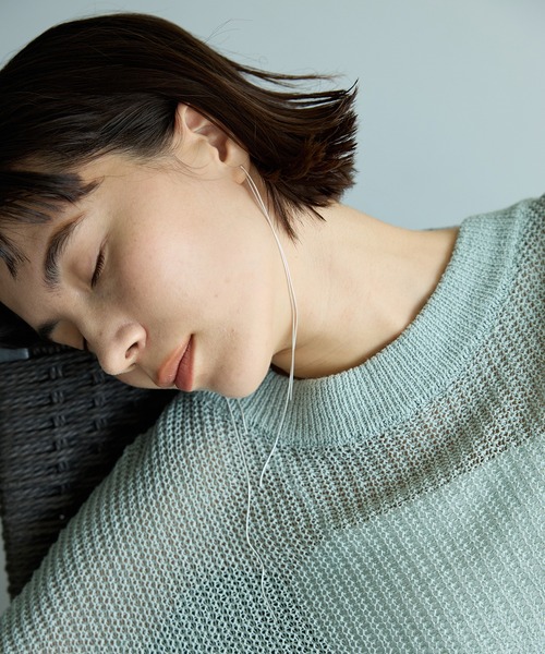 BABYLONE（バビロン）の「ロング2WAYピアス（ピアス（両耳用）・レディース・ブラウン系その他/シルバーグレー・FREE）」の14枚目の写真