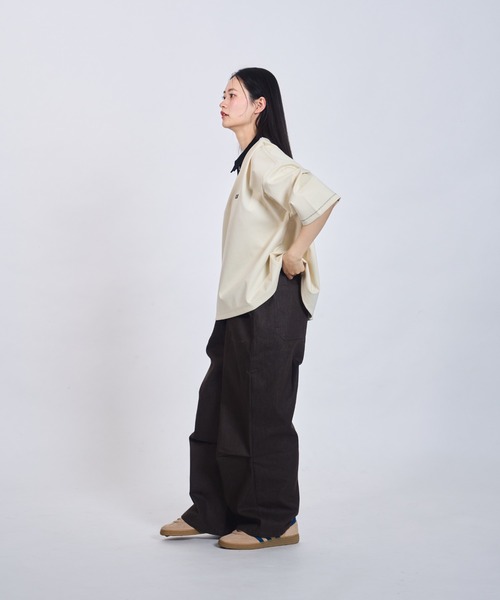 CIASU(シアス)の「ギザステッチポロシャツ(ポロシャツ・メンズ・アイボリー/ネイビー/ブラック/ブラウン・MEDIUM/LARGE)」の20枚目の写真